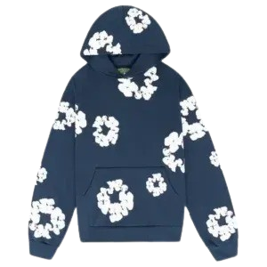 Denim Tears Cotton Wreath Hoodie Navy